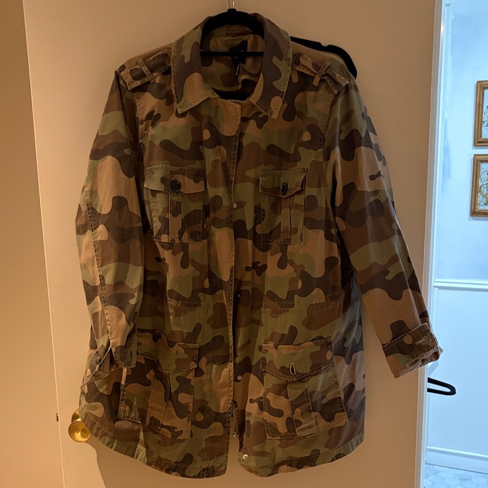 ASOS Curve Camouflage Utility Jacket